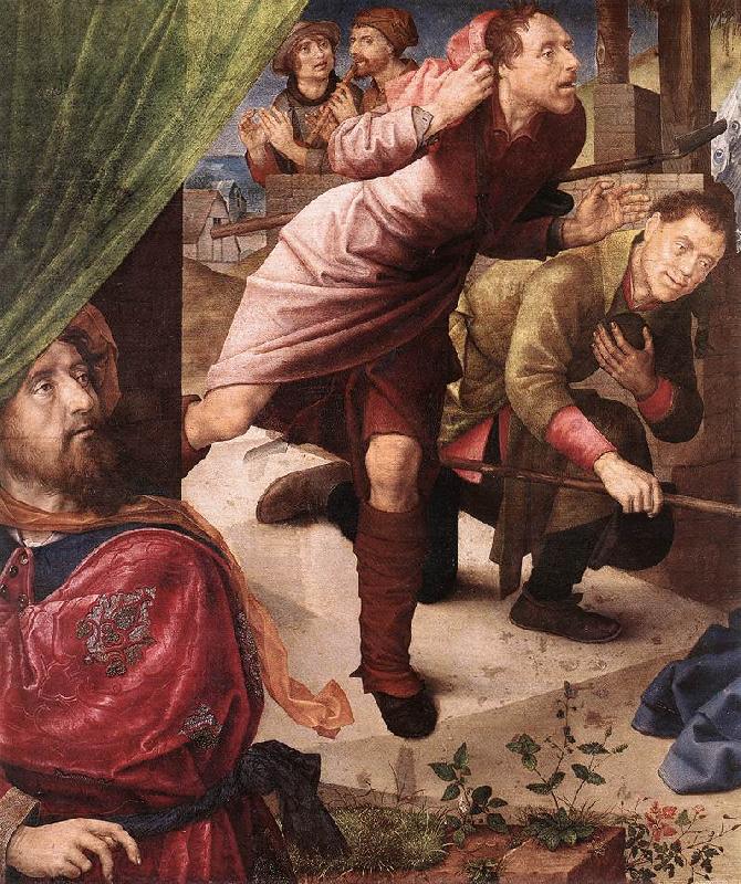 GOES, Hugo van der Adoration of the Shepherds (detail) sf oil painting image